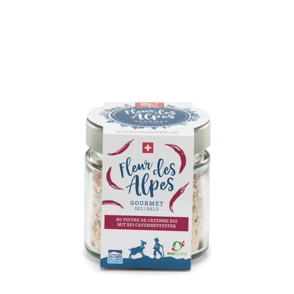 SEL DES ALPES Fleur des Alpes Schweizer Cayenne Pfeffer 130g