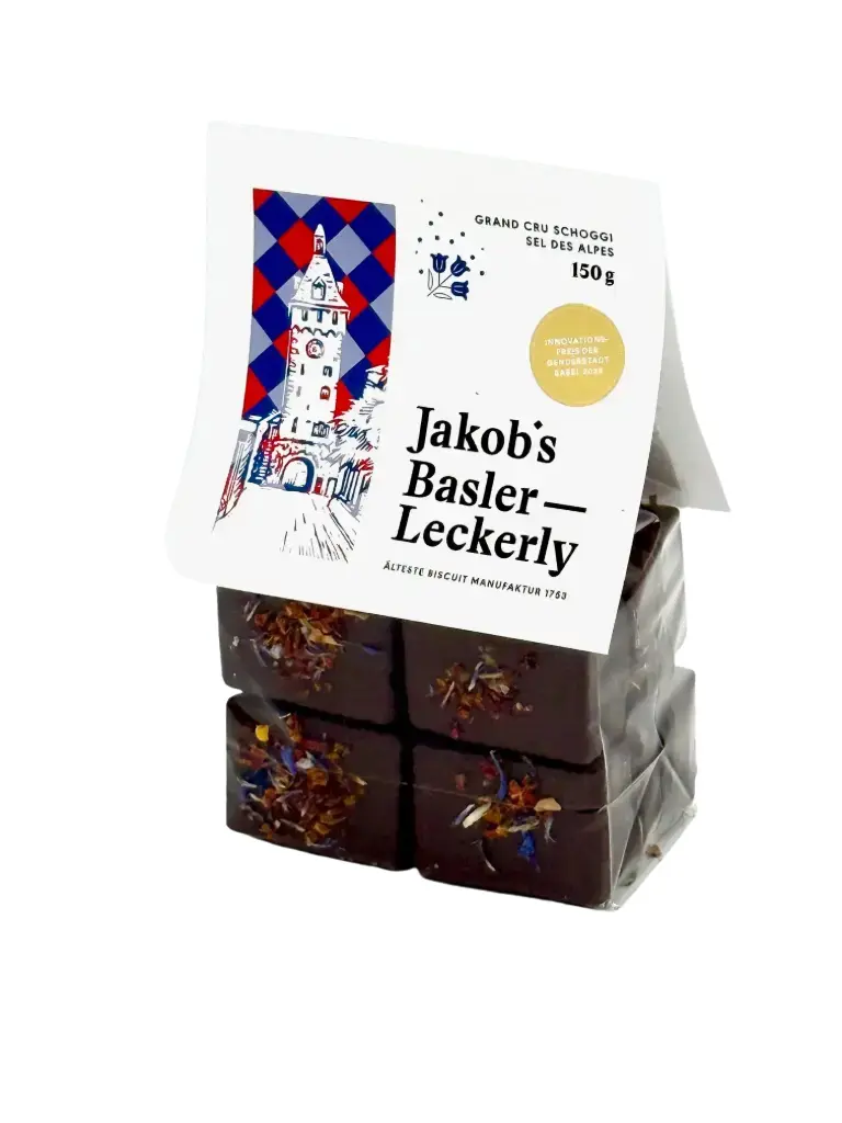 Basler Leckerly Classic mit Grand Cru Schoggi Fleur des Alpes– 150g